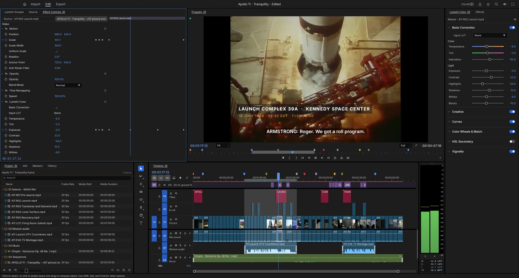 Timeline and monitor workflow in FilmCraft